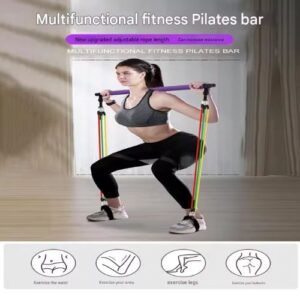 Pilates Stick Multi functional Fitness Stick Yoga Pilates Equipment Home Elasticity Exercise Training Hip Pulling Rope