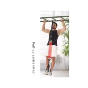 Pull-up booster with auxiliary trainer Elastic tension rope horizontal bar fitness home school training equipmen