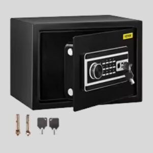 Top Fingerprint Locks Safe Deposit Box 0.8/1.7/2.1 Cubic Feet Digital Electronic Secret Hidden Piggy Bank for Store Money Guns